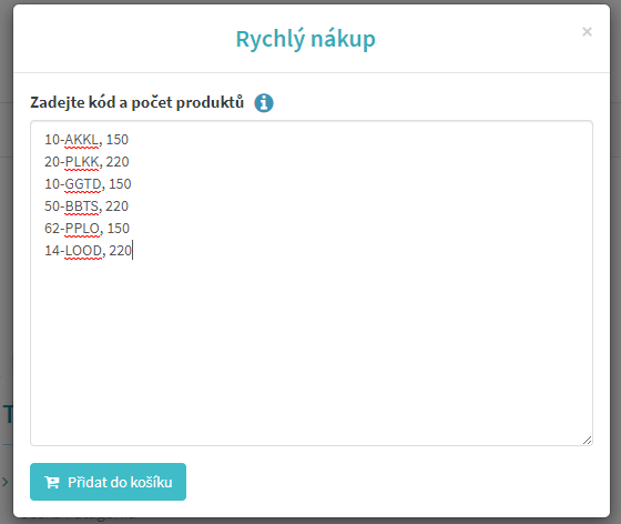 Rychlý nákup na&nbsp;webu